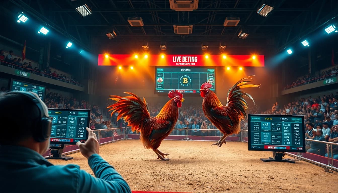 Watch thrilling đá gà trực tiếp matches with real-time betting options