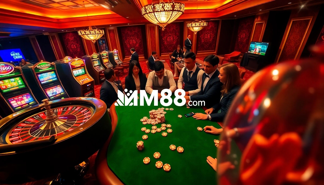 Experience the thrill of gaming on mm88 com with exciting table games and vibrant slot machines.