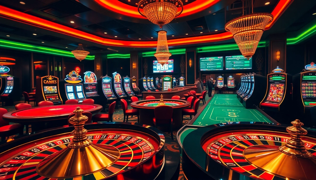 Experience the thrill of online gambling at https://fly88seo.com/ with an engaging casino atmosphere, vibrant slot machines, and poker chips.