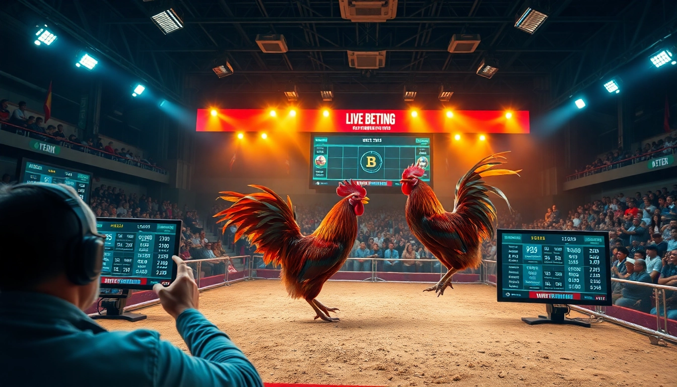 Watch thrilling đá gà trực tiếp matches with real-time betting options