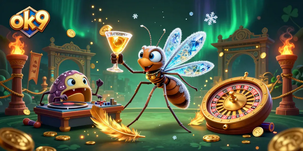 Experience exciting gameplay at ok9 with vibrant casino-themed characters and dynamic elements.