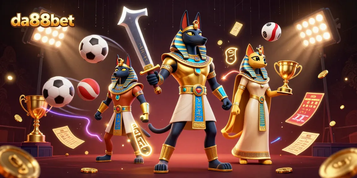 Experience excitement at da88bet with Anubis and gaming elements showcasing epic wins.