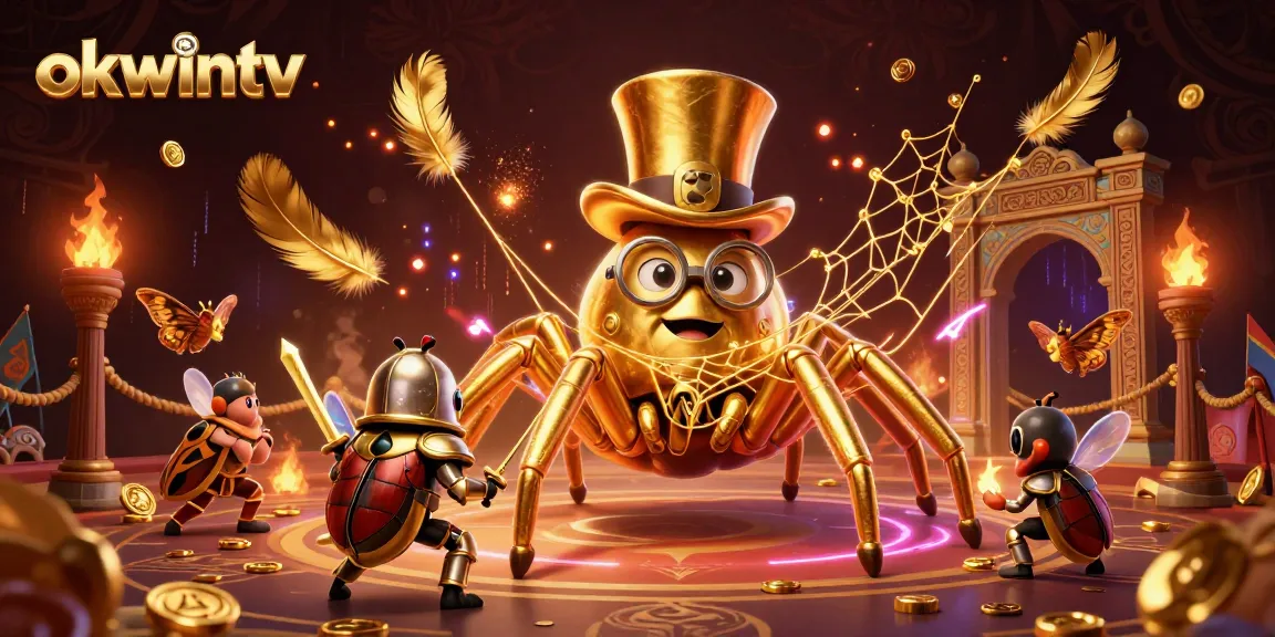 Experience okwintv with a thrilling 3D casino scene showcasing vibrant characters and dynamic gameplay elements.